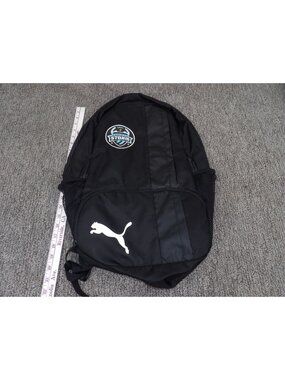 Puma Black Backpack With Georgia Storm Logo 20" x 12" x 6" Durable Lightweight D